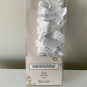 David Tutera Garter - White - NWT